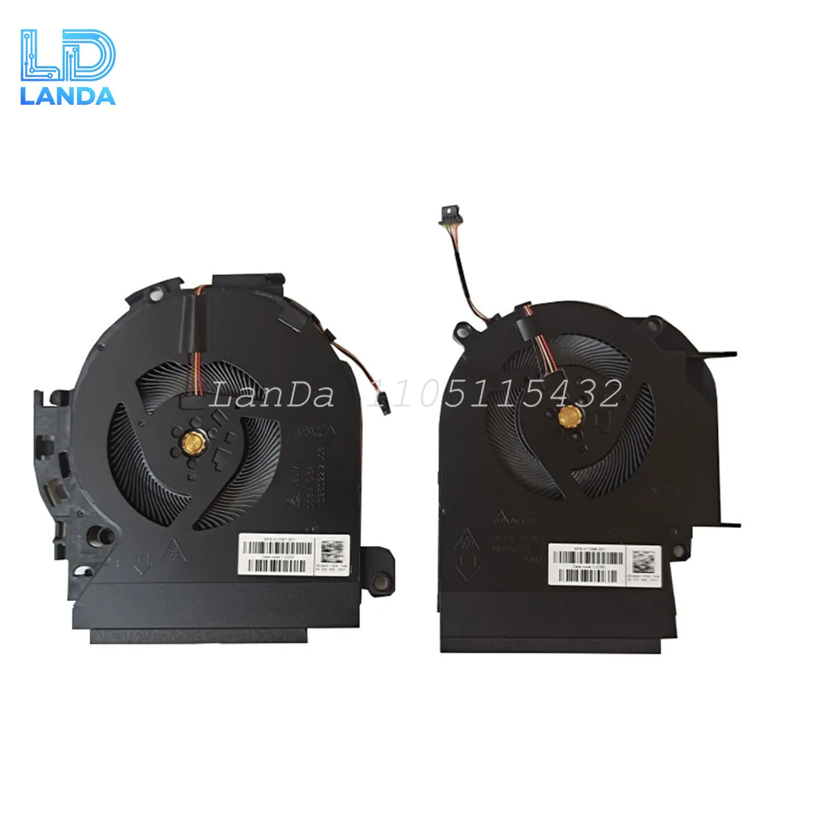 

Охлаждающий вентилятор процессора и графического процессора для ноутбука HP Envy 16-H TPN-C159 N13387-001 N13388-001