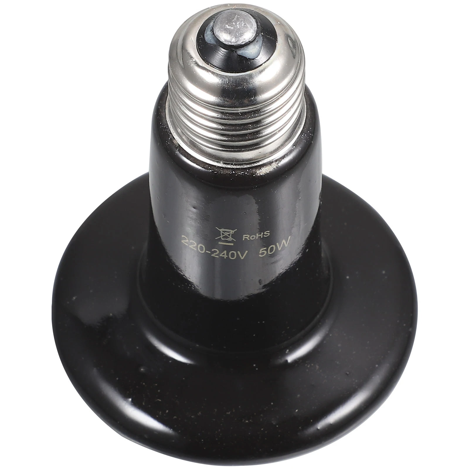 

50W Bulb Ceramic Heating Lamp for Reptile Enclosure High Humidity Resistant Anti-Crack Reptile Heating Lamp for Lizard