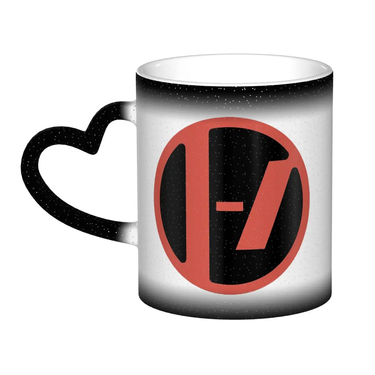 Circle Icon Logo Twenty One Pilots Rock Band Mug Funny Ceramic Coffee Cups Tea Mugs Milk Cup Drinkware Gift for Woman Man