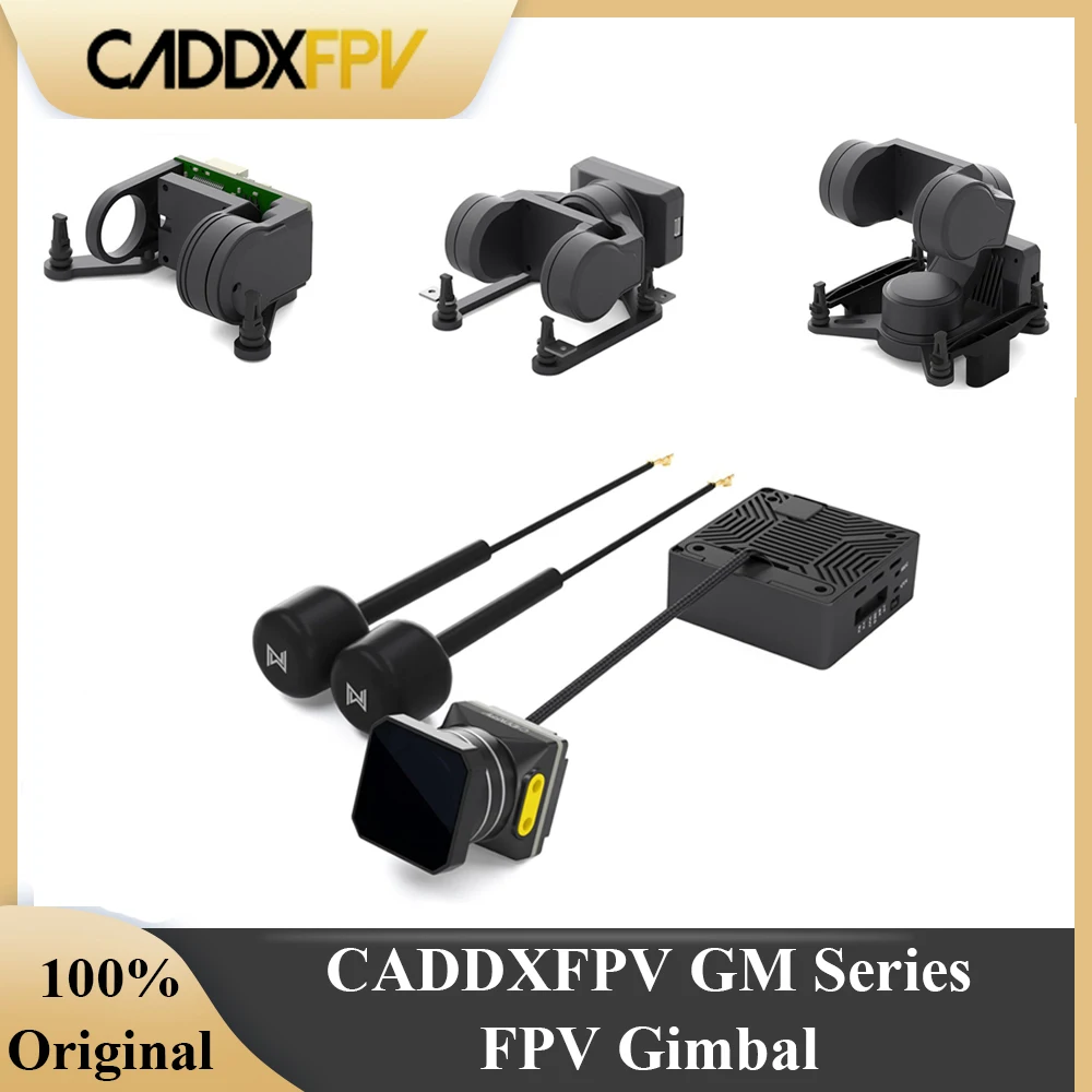 CADDXFPV 짐벌, 달빛 키트 포함, Walksnail HD Pro 키트, GM 시리즈, 19mm 카메라 헤드 트래킹, FPV 드론 RC FPV 윙 카