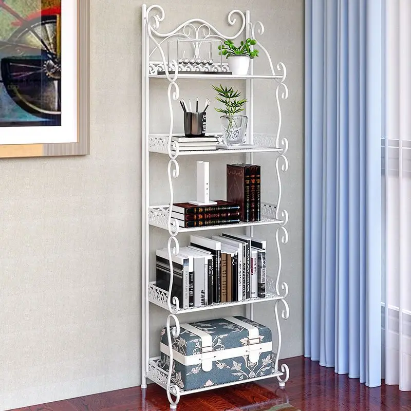 Simple bookshelf, floor to floor, multi story home living room, multifunctional shelf, book storage rack, bookshelf,