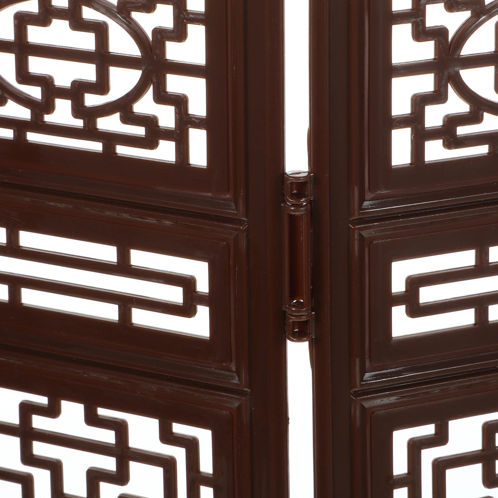 

4 Pcs Simulated Ancient Furniture Ornaments Chinese Decor Props House Miniature Pp Model Office Miniatures Style Fan