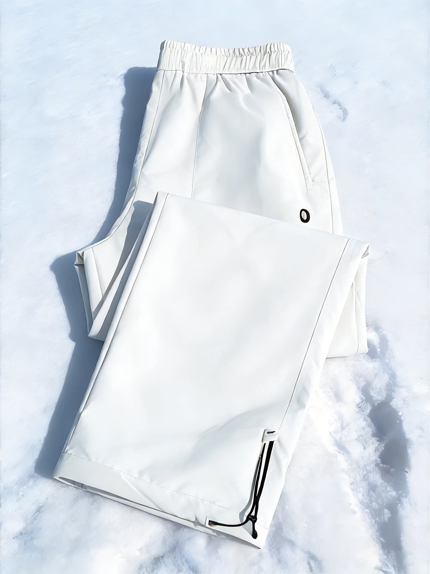 

Белые утепленные флисом мягкие лыжные брюки унисекс, водонепроницаемые, ветрозащитные, зимние, для активного отдыха, прямого кроя