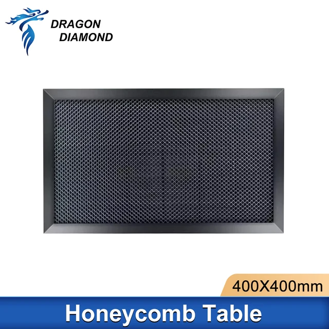 Stół roboczy o strukturze plastra miodu Co2 Laser 400 * 400 mm Konfigurowalny rozmiar dla części sprzętu laserowego Co2 DIY