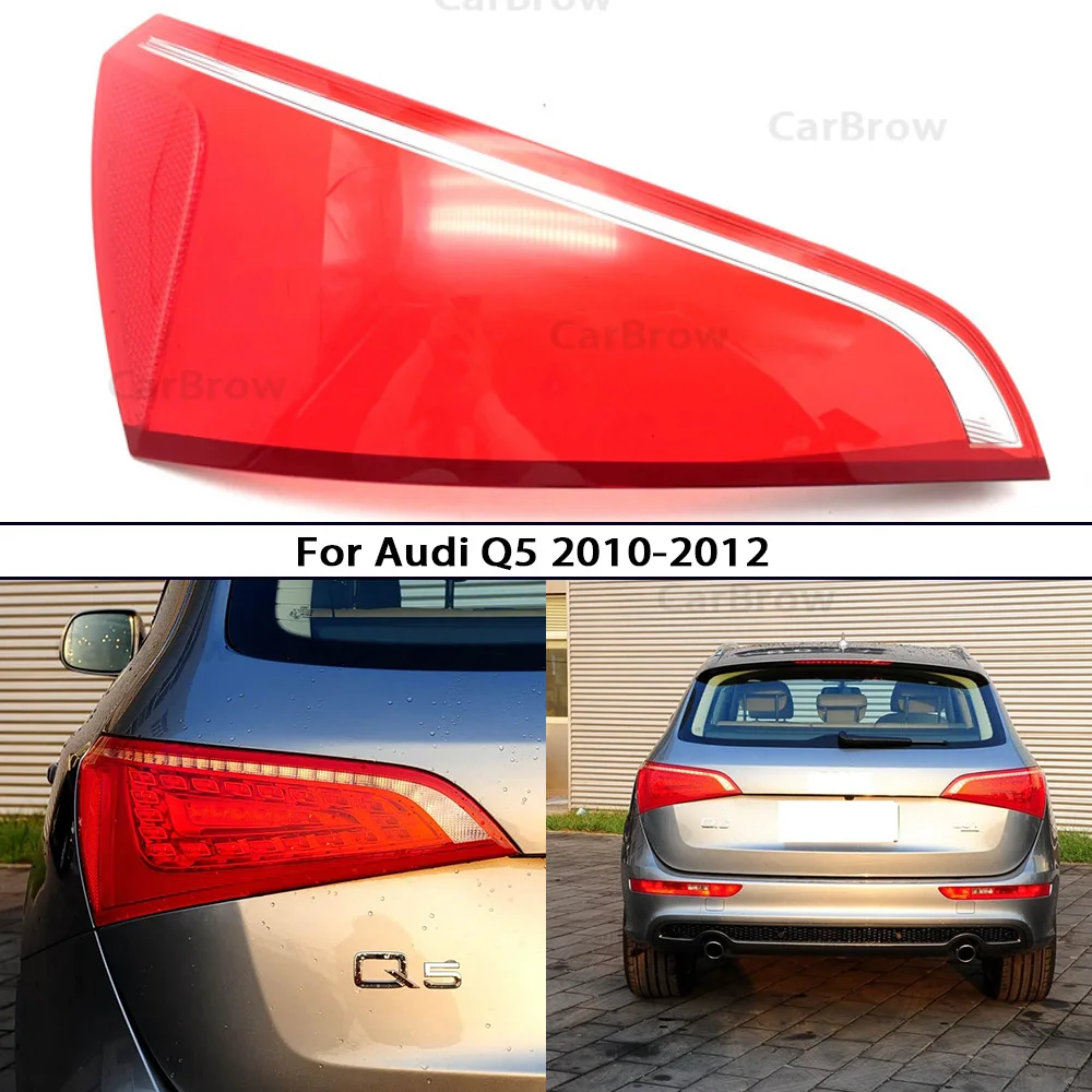 

For Audi Q5 2010 2011 2012 Car Accessories Rear Taillight Shell Tail Lamp Cover Turn Signal Stop Light Mask