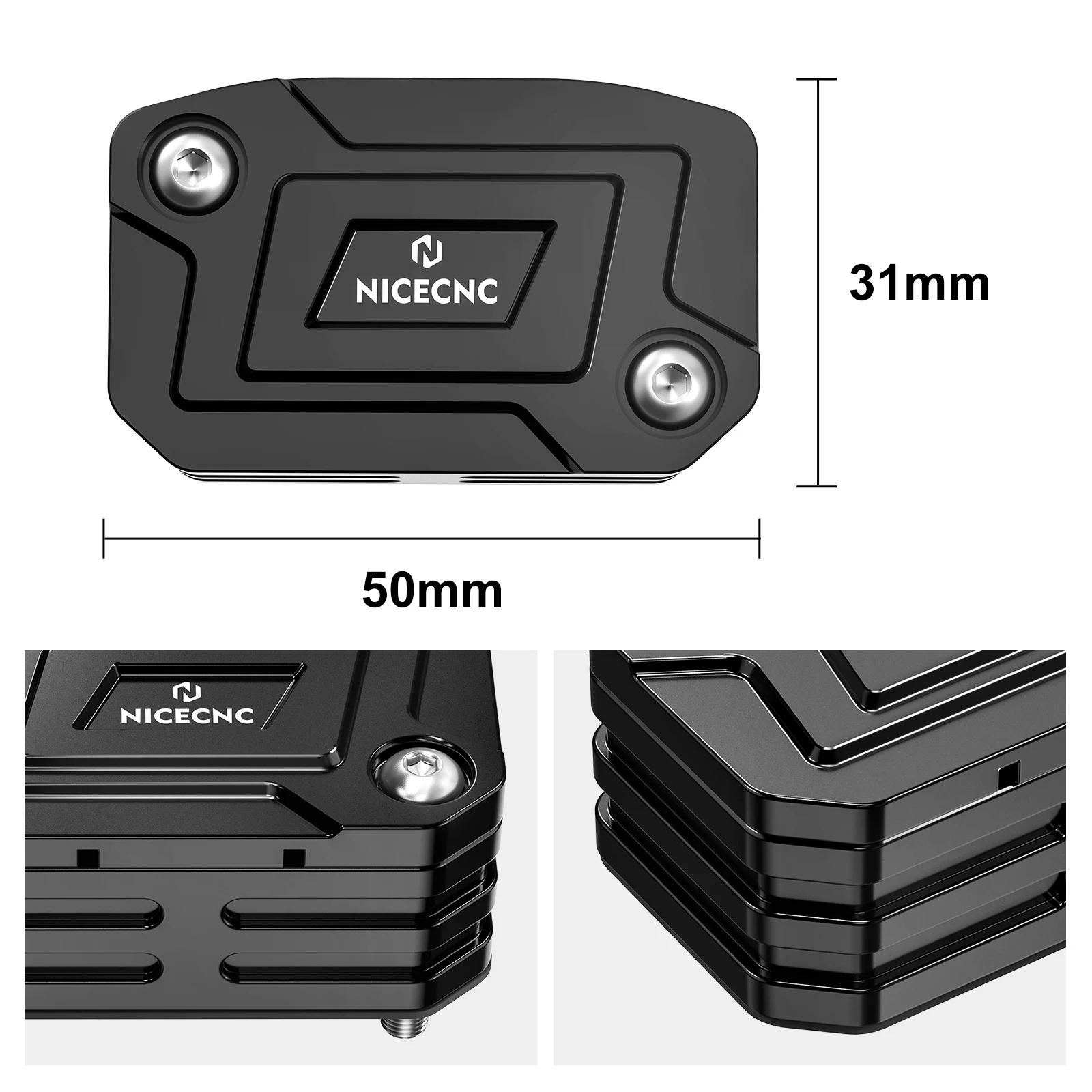 NICECNC For KTM EXC 300 TPI EXC 250 SX 250 XC XCF XCW 2006-2024 Clutch Reservoir Large Volume For Beta RR 300 RR 250 2013-2024