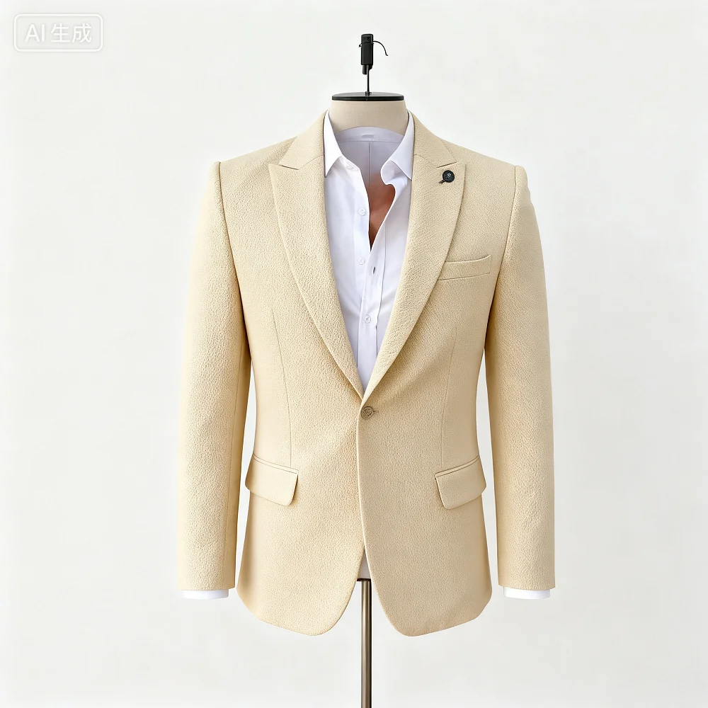 

Мужской желтый повседневный смокинг на заказ с пиковыми лацканами, повседневный индивидуальный однотонный костюм для курения, ансамбль