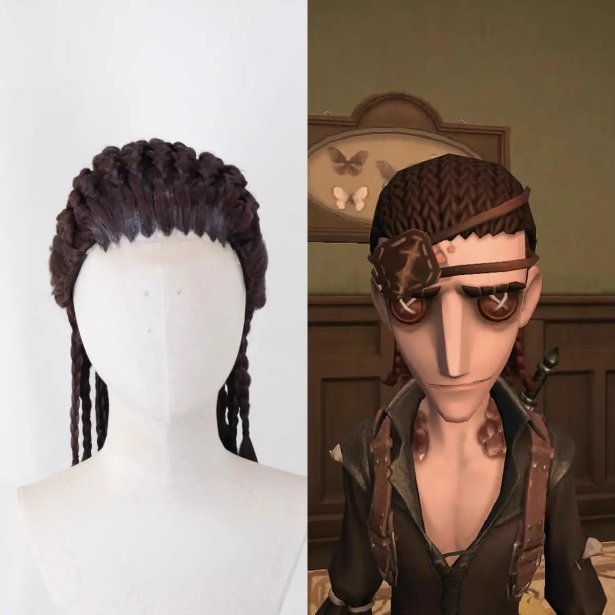 Parrucche cosplay fatte a mano per Identity V Blessed Crane Luciano Di Russo