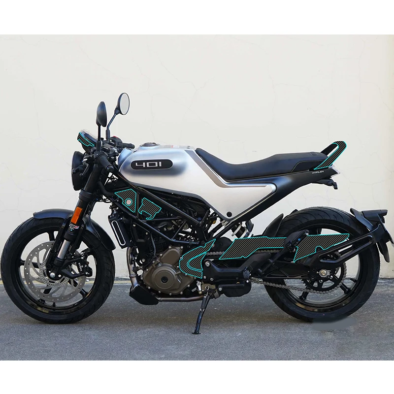 สำหรับ husqvarna svartpilen 401 vitpilen รูปลอก401รูปลอกคาร์บอนป้องกันคาร์บอนไฟเบอร์ตกแต่งรูปลอกตกแต่งอุปกรณ์เสริมในการดัดแปลง