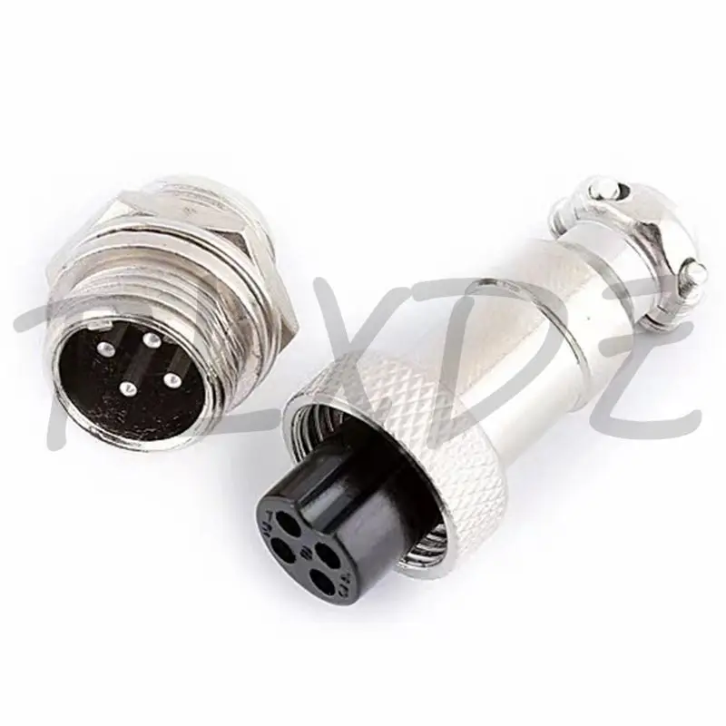1 jeu de prises d'aviation de 12mm, GX12-2/3/4/5/6/7 broches, connecteur mâle femelle, composant enfichable, connecteur circulaire étanche