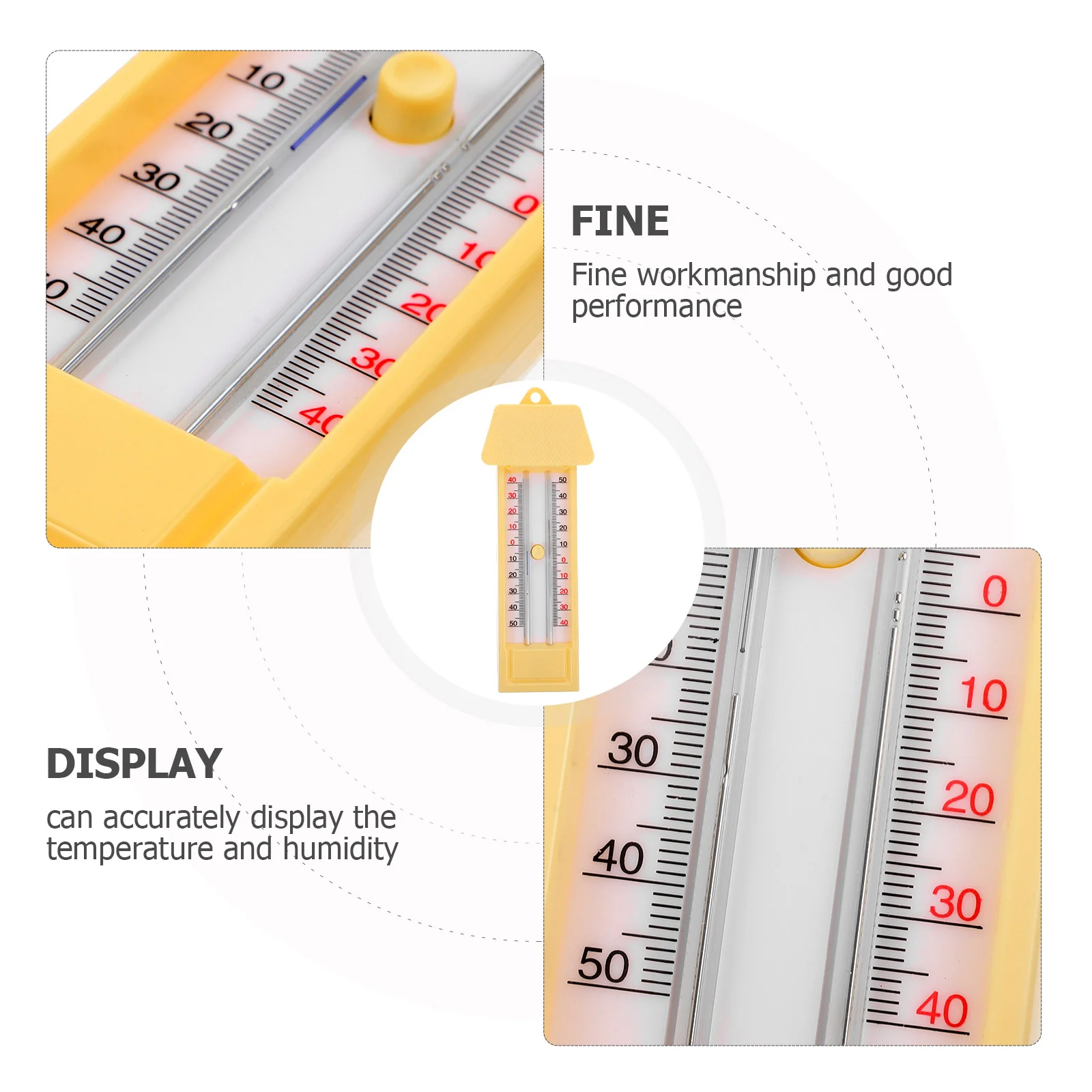 Termometro Igrometro per interni Umidità Serra Giardino esterno M minimo Parete massima Massimo digitale