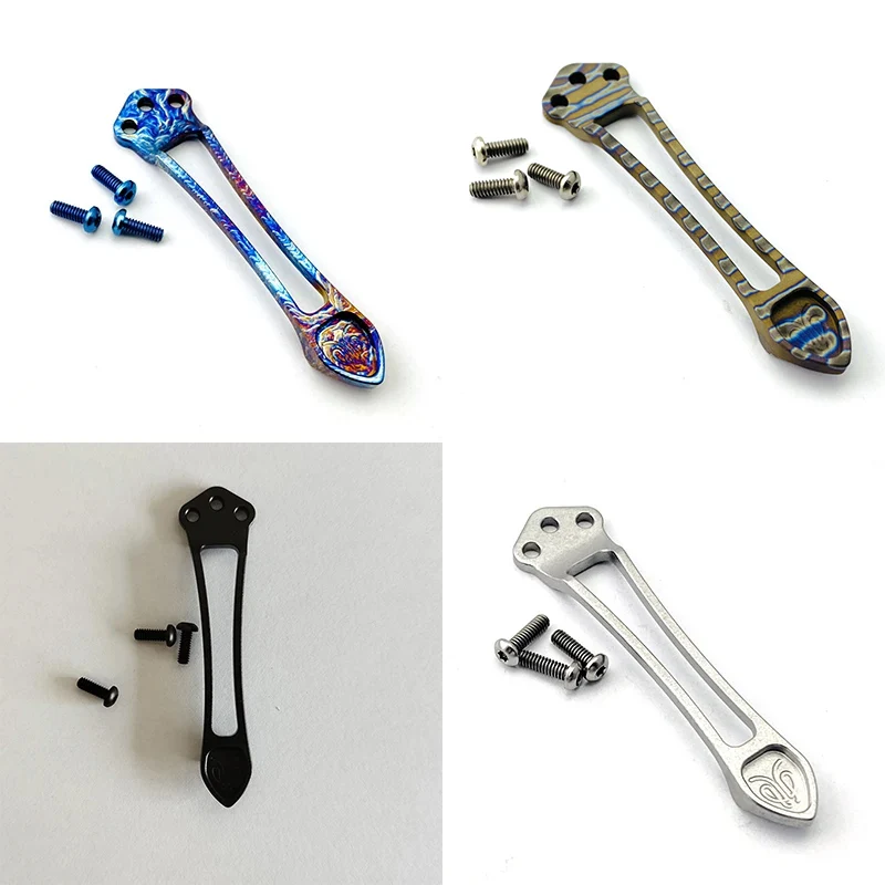 مخصص سكين التيتانيوم مشبك جيب ، حمل عميق ، التصنيع باستخدام الحاسب الآلي ، Benchmade ، Griptillian ، ، Bugout ، ، ، من من Contec ، CNC ، بروتيك ، صفر تسامح