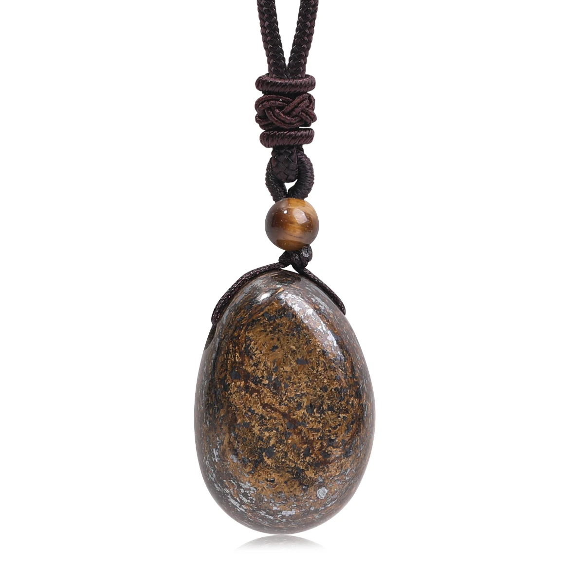 Natürliche Edelstein-Halskettenanhänger aus Amethyst, Rosenquarz und Klarquarz für Männer und Frauen, Gesundheits- und Wohlstands-Schmuck – Detail 16