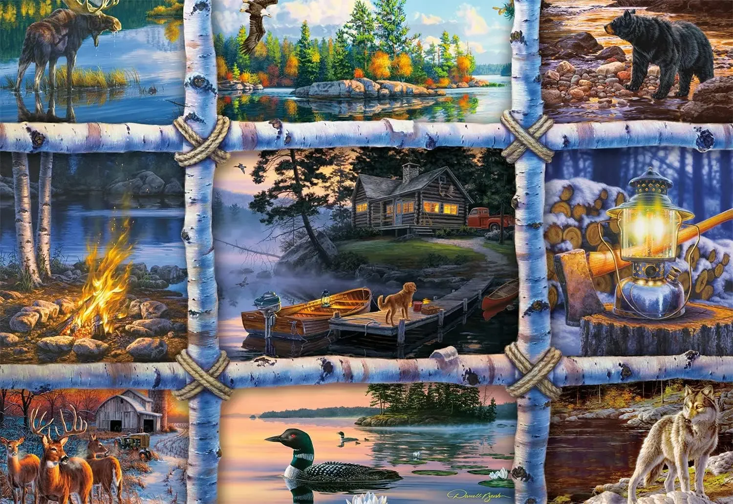 

Jigsaw Puzzles for Adults 1000/500/300pcs Outdoorsman Jigsaw Puzzles for Gameroom Bedroom Home Decor Birthday Party Gift