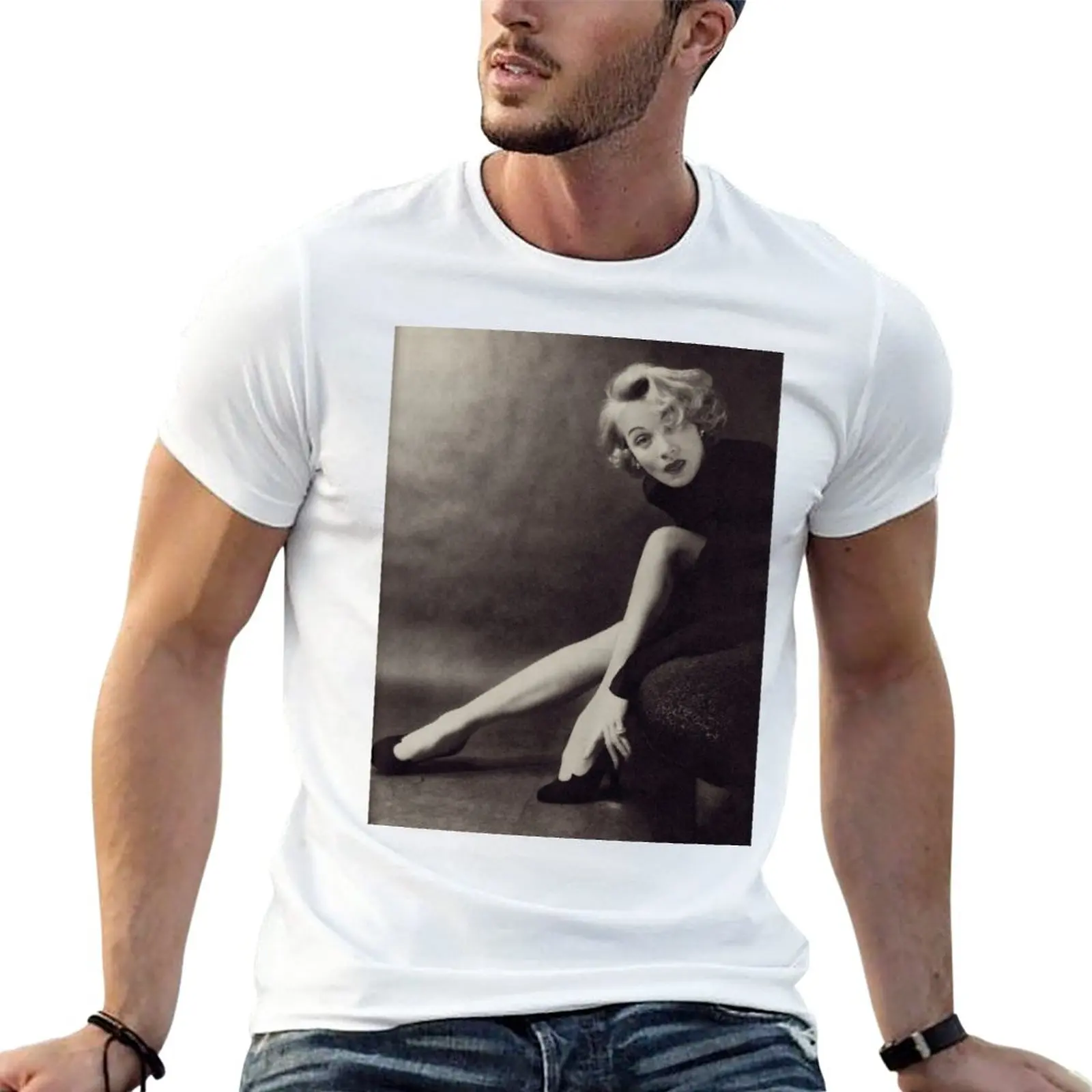 

New Marlene Dietrich T-Shirt sports fan t-shirts black t shirts t shirts for men cotton