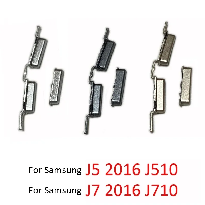 20 Sets For Samsung Galaxy J200 J260 J250 J400 J500 J510 J710 J700 Phone New Power Volume External Button For J2 J4 J5 J7