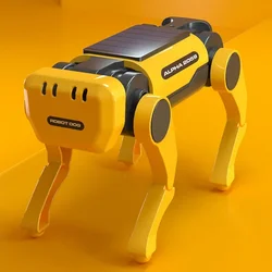 DIY Gadgets Technological Gizmos Intelligent Robot Dog Solar Powered Educational Toy Assembly Robotical Dog Cattle Kit