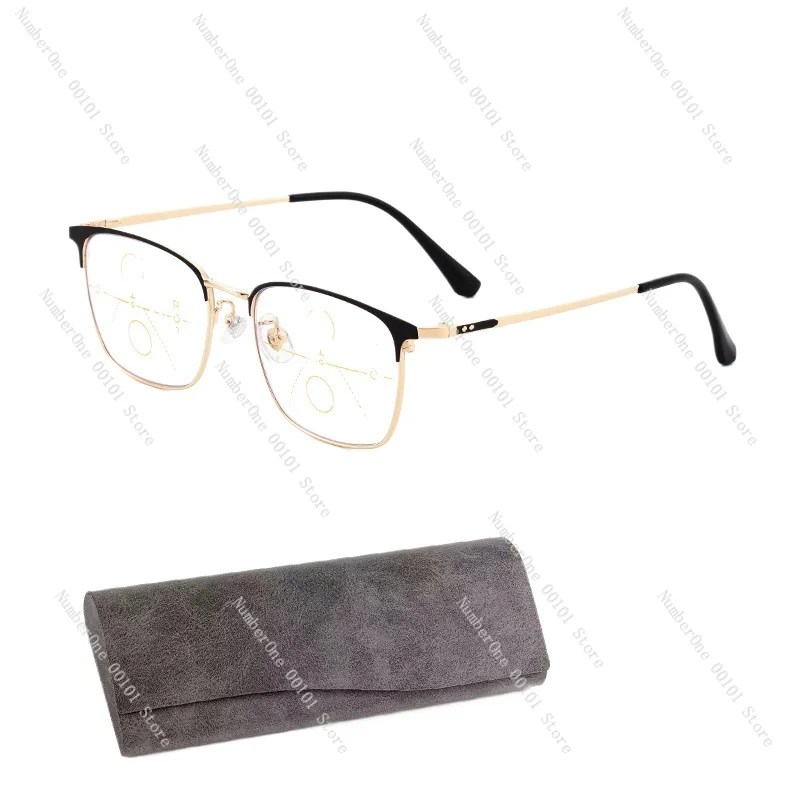 

Новая модель может увидеть дальние и ближние и градуированные мультифокальные мужские двухцветные модные очки для чтения с защитой от синего света в теле.