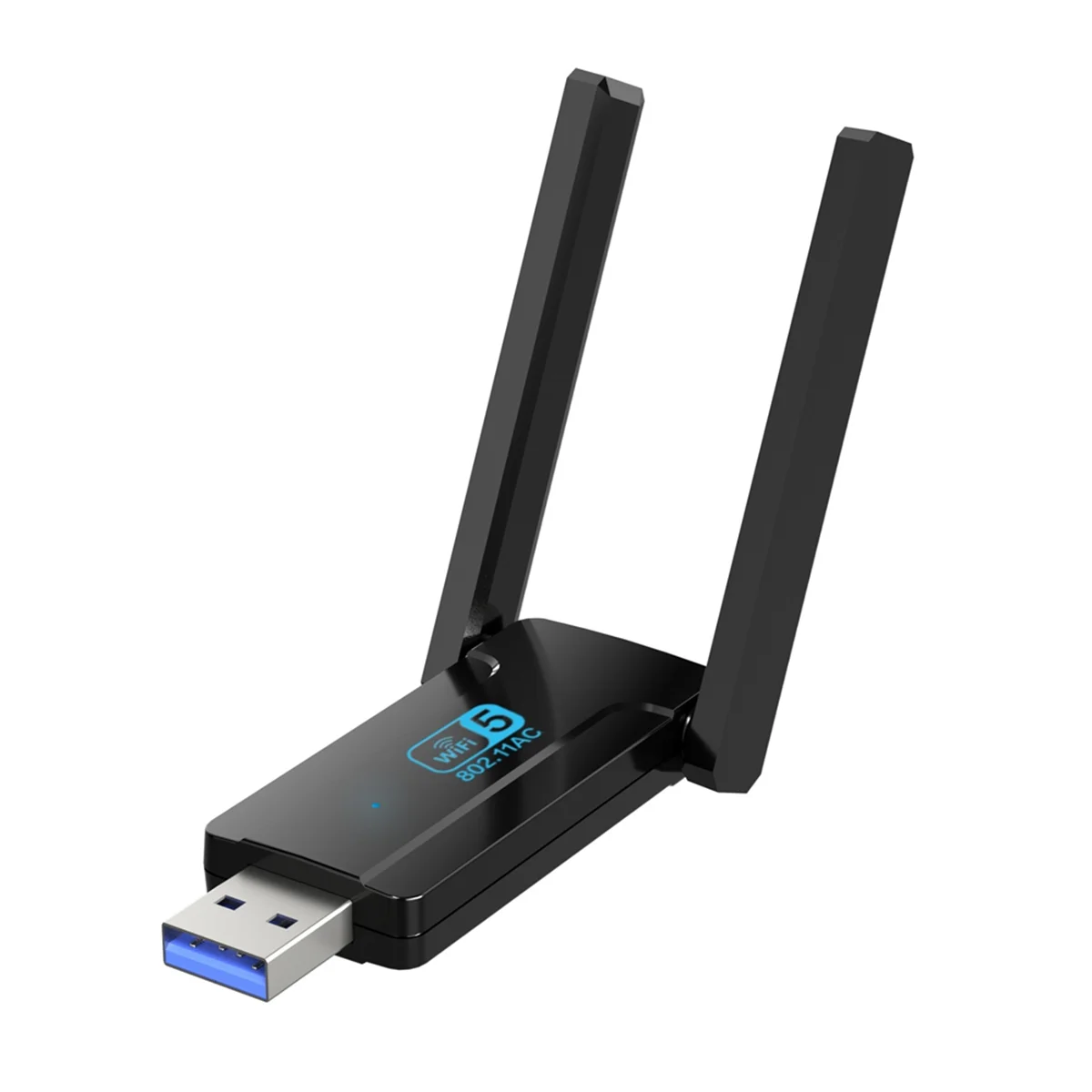 Wireless USB WiFi Adapter for Desktop PC, 1300Mbps WiFi Network Adapter 2.4G/5GHz, Wireless Adapter for Windows 11/10