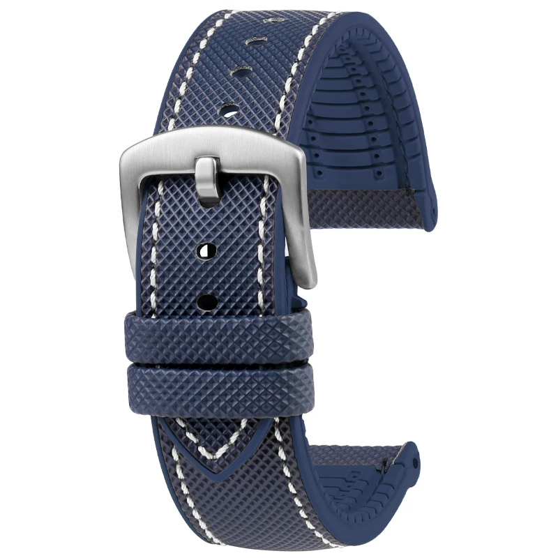 24mm Watch Strap For Casio PROTREK Mountaineering watchband PRG-600/PRG-650 PRW-6600/ PRW-60/70nylon soft rubber Sports Bracelet