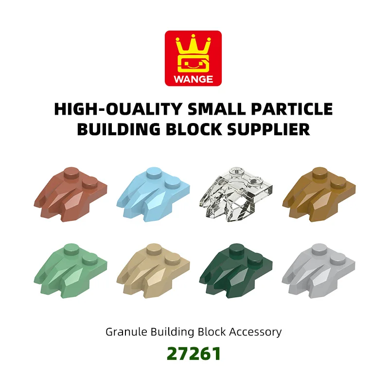 

WANGE 27261 100g/135PCS Special 2 x 3 Plate with Rocks Building Blocks MOC Compatible with Brick Children Toys Gift Box plane