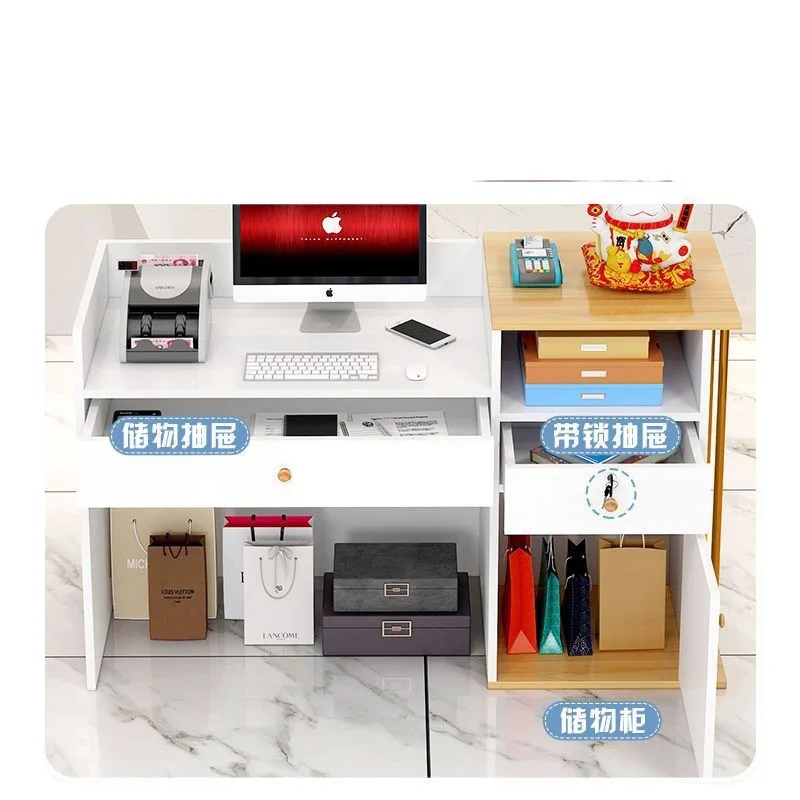 Internet celebrity cash register, simple canteen, supermarket, convenience store counter, courtyard, clothing store