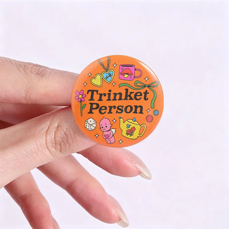 Creative No AI Art Meme Tinplate Soft Button Pin Live In The Moment Transphobia Bugs Me Autistic Brooch Jewelry Accessory Badges 3