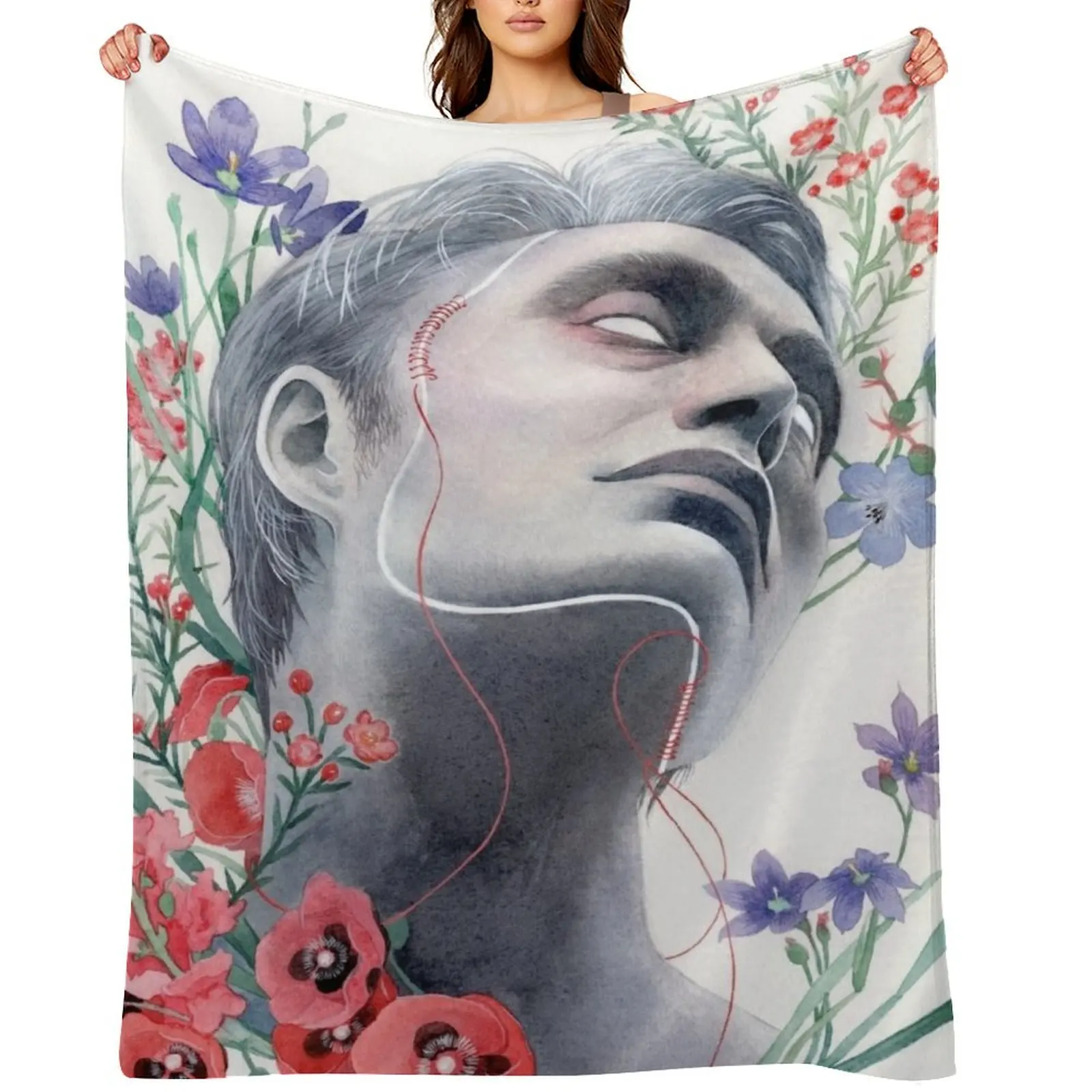 

Pride / Hannibal Lector / Mads Mikkelsen Throw Blanket Luxury Thicken Nap Summer Kid'S Blankets