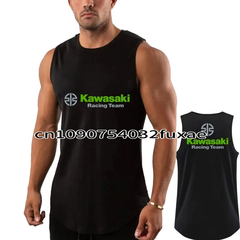 

Kawasaki мотоциклетный мужской летний новый спортивный модный жилет для бега на открытом воздухе, боевой жилет