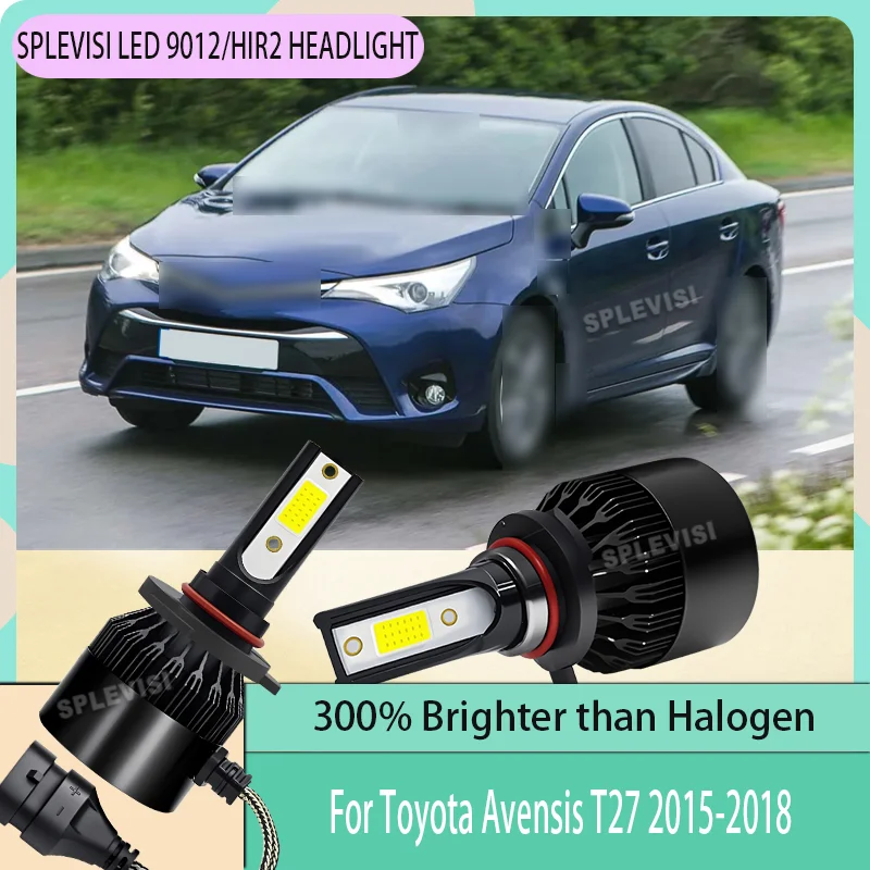 

LED Headlight Bulbs Kit Newly Arrival Focus on Performance & Cooling New Upgrade For Toyota Avensis T27 2015 2016 2017 2018