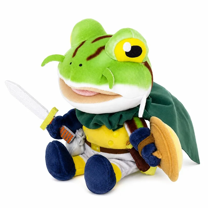 New Chrono Trigger Frog and Robo Plush Toy Cute Game Character Stuffed Doll Soft Kawaii Plushie Collectible Gift for Fans