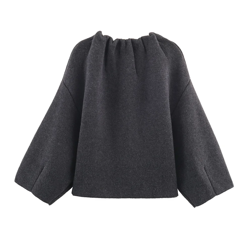 Herfst nieuwe damesmode pilotenjack met geplooide kraag