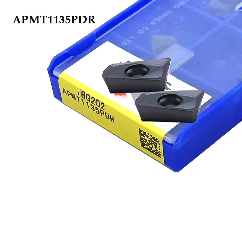 Carbide Inserts APMT1135PDR ZBG202 ZBG205 ZBG302 APMT160408PDER Milling Cutter Blade APMT 1135 1604 CNC Lathe Metal Turning Tool