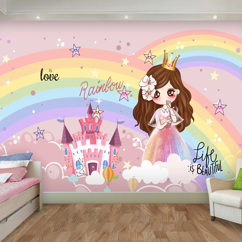 Custom mural stickers Butterfly wallpaper for living room ballet dancer landscape background TV art wall paper papel de parede