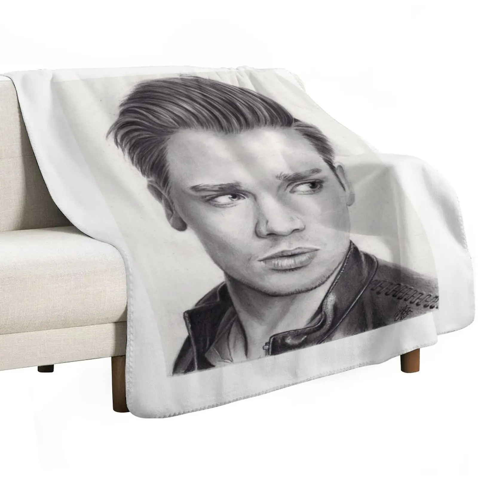 Dominic Sherwood Throw Blanket Soft Giant Sofa Blankets For Sofas Bed Polar manga Blankets