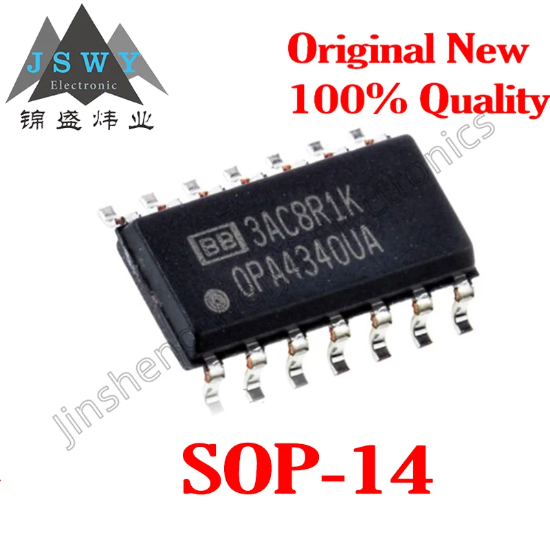 

(5/20pcs) OPA4340UA OPA4340UA/2K5 SOP-14/Operational amplifier chip/New original stock/Fast delivery/Electronic original