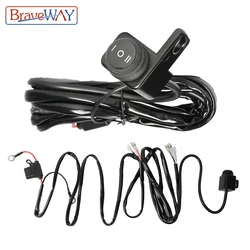 1.5M Wiring Harness with Switch for LED Work Light for Two Lamps, Wire, Cable