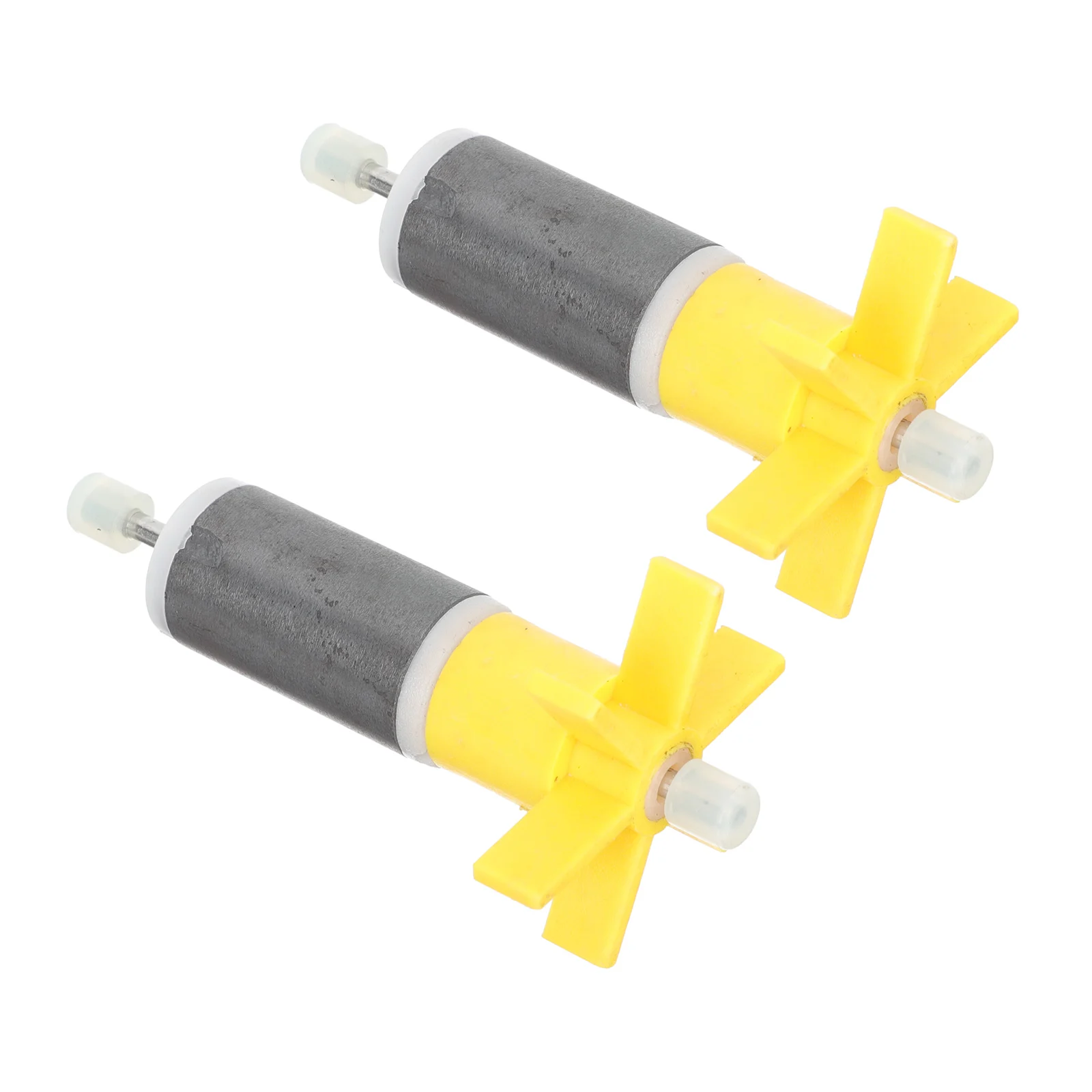 

2Pcs Submersible Pump Rotor Impeller HQB-2000 Shaft Replacement for Aquarium Fish Tank Pond Fountain Pool Plastic Easy Use