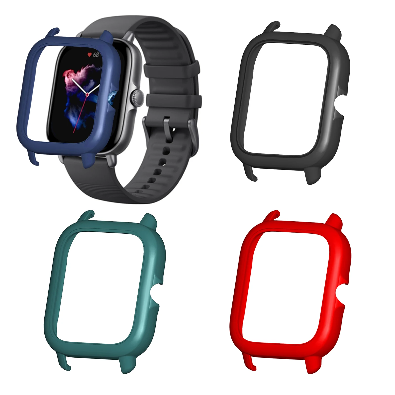 Watch Cover For Huami Amazfit GTS 3 Hard PC Smartwatch Protector Case For Amazfit GTS 3 All-round Protective Slim Bumper Shell