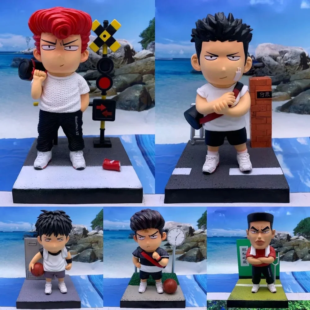 

Anime Character Dunk Figurine, Hanamichi Sakuragi、Kaede Rukawa、Takenori Akagi、Ryota Miyagi、Hisashi Mitsui Desktop Ornament