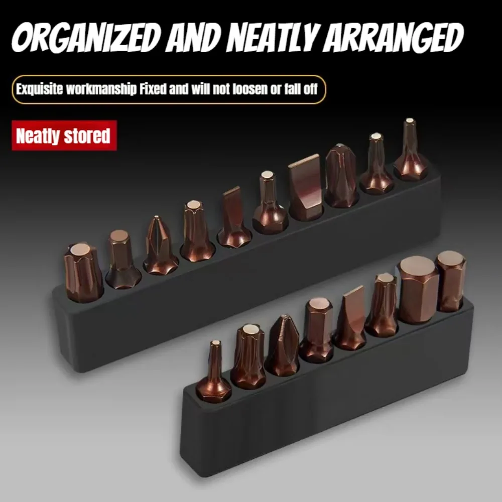 S2 Security Head Screwdriver Drill Set 1/4 S2 Steel Screwdriver Bit Set 6/8/10/12Pcs Torx HEX Square Pozidriv H-type Head etc