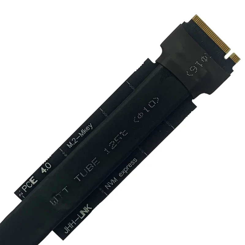 4.0 PCIE Extension Cable M.2 To X4 Support Network Card USB Capture Card M2 NVME M KEY Flat Cable SSD Adapter Converter