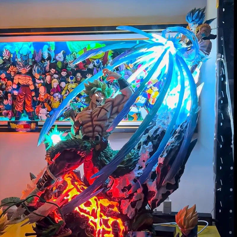 

Фигурка-статуэтка 52 см: Броли против Вегеты (Драгонболл), мерч, модные игрушки, подарки для фанатов, сюрприз