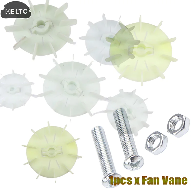 Plastic Motor Fan Blade Adjustable Motor Cooling Fan Impeller Motor Fan Vane High Temperature For Hydraulic Motor Accessories