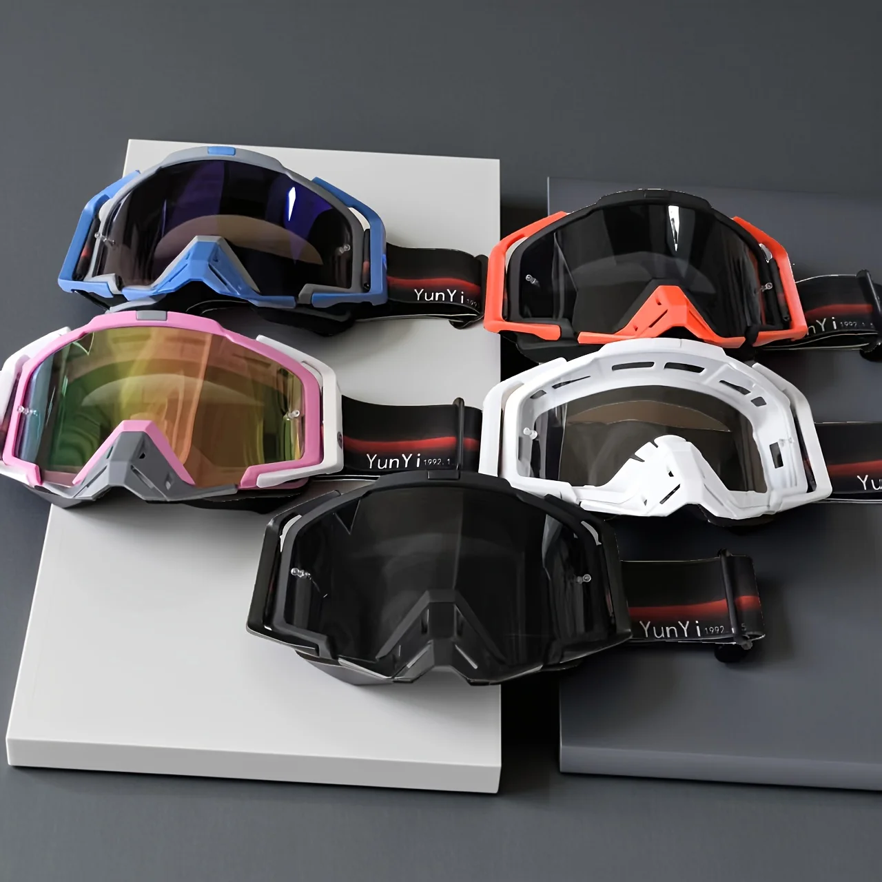 

Wearable motorcycle helmet Goggles Motorcycle windproof sand goggle lens helmet goggles
