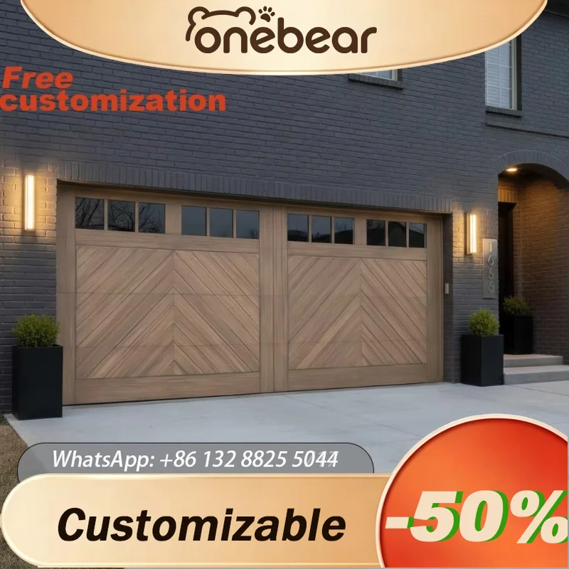 Any Size Custom Villa Outdoor Aluminum Alloy Rolling Garage Door Fully Automatic Remote Control Anti Theft Protection Door