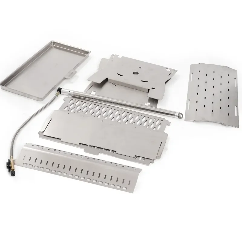 Portable Mini Charcoal BBQ Grill Stainless Steel Folding Rectangle Barbecue Tools Outdoor Household Camping Picnic Cooking