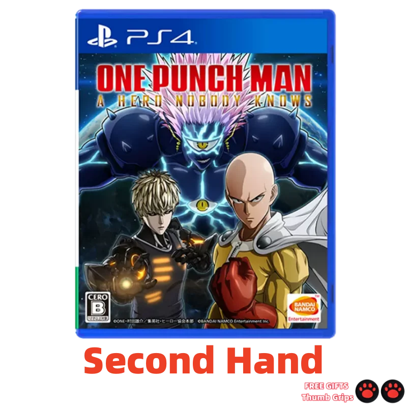 Playstation4 Second Hand PS4 Game CD One Punch Man A Hero Nobody Konws Game Card Playstation 4 Games Ps4 One Punch Man