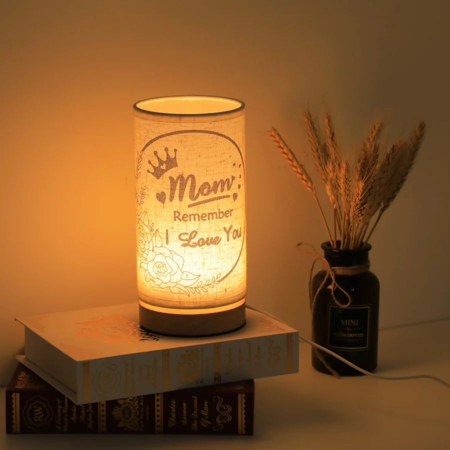 

1PC Simple Fabric Cover LED Desk Lamp, USB Power Supply - Three Color Lighting