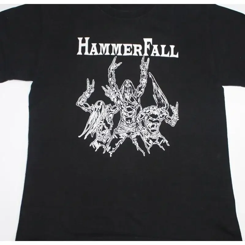 HammerFall band logo T shirt black Cotton All Sizes S to 5XL 1U359
